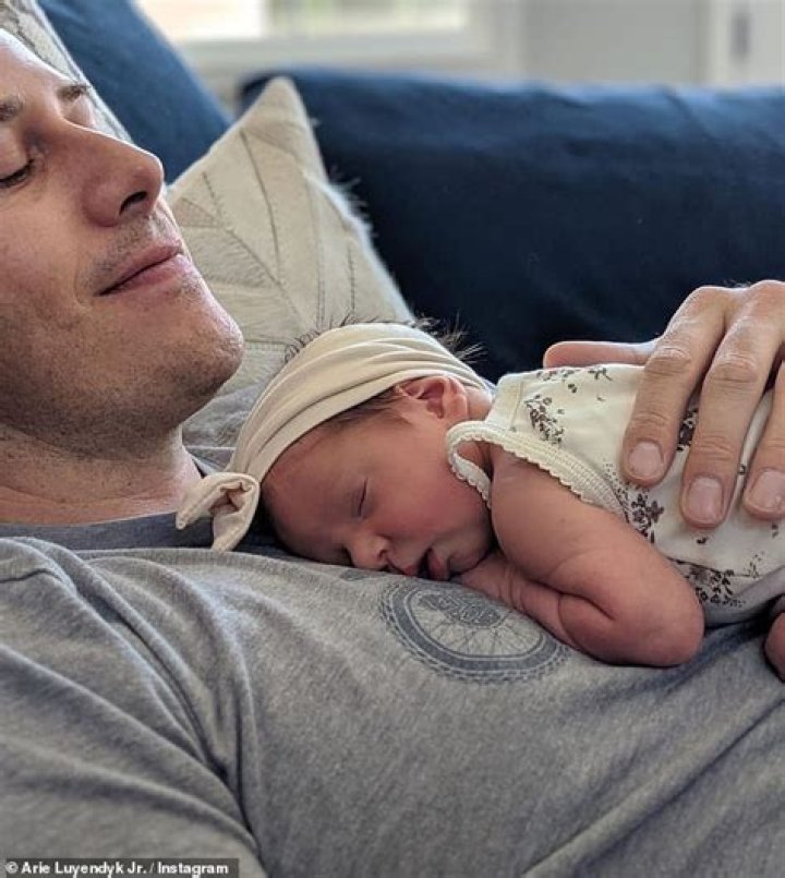 Arie Luyendyk, Jr. & Lauren Burnham Share Stunning Photos Of Newborn Daughter Alessi Ren