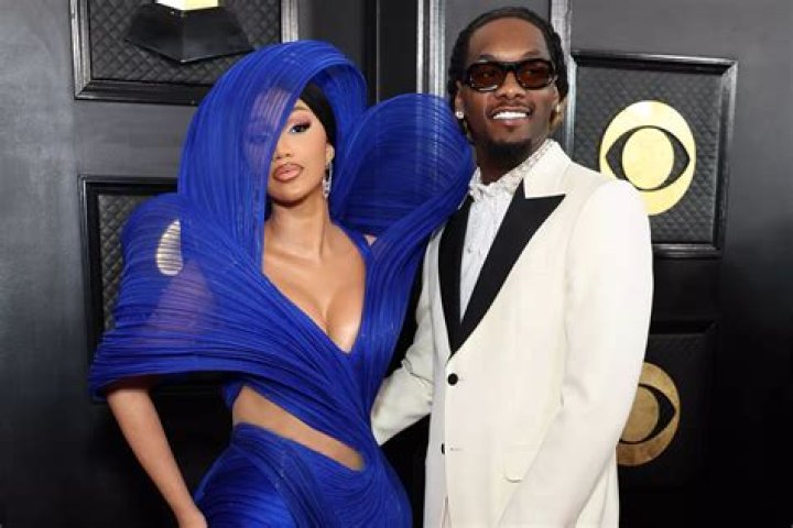 Cardi B & Offset Pack On PDA On Red Carpet Of Clive Davis Party – Hollywood Life