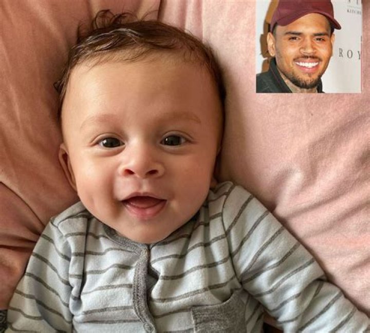 Chris Brown Shares Cutest New Photo Of Son Aeko, 5 Months, Playing In The Bath