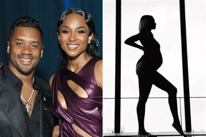 Ciara Shows Off Her Growing Baby Bump In A Sexy Little Black Dress At NYFW