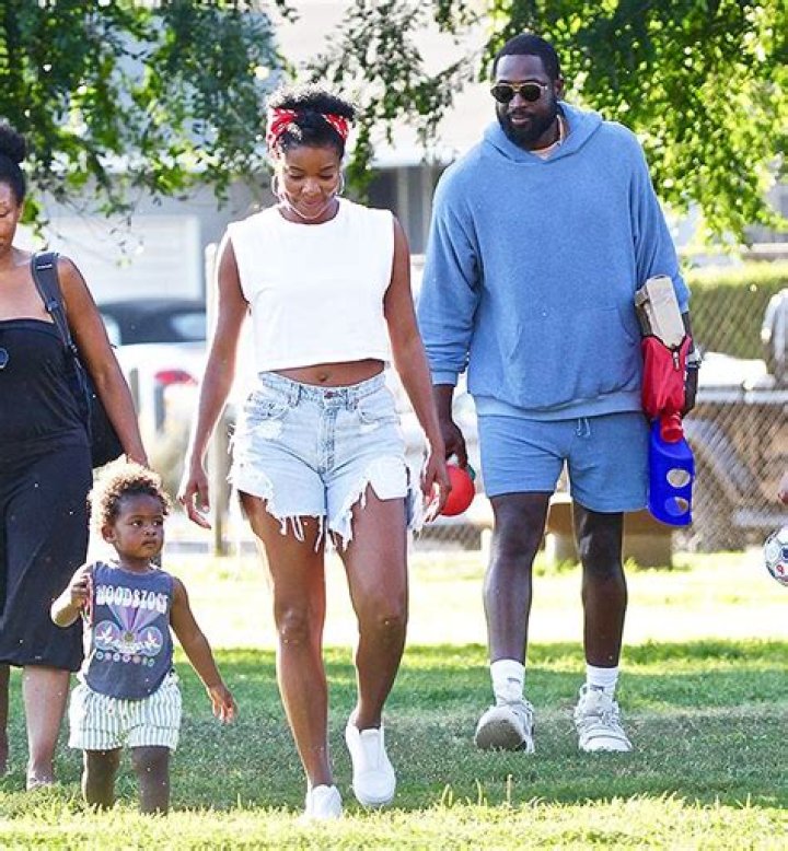 Gabrielle Union, 47, Rocks Shredded Daisy Dukes While Out With Hubby Dwyane Wade — See Pics