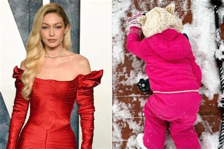 Gigi Hadid Shares Adorable New Pic Of Baby Khai As They Twin In Matching Outfits