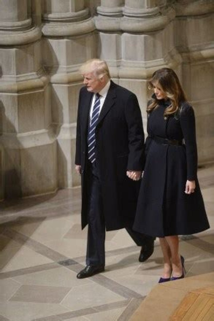 Ivanka & Melania Trump Steal Spotlight At National Prayer Service In Stunning Outfits — Pics