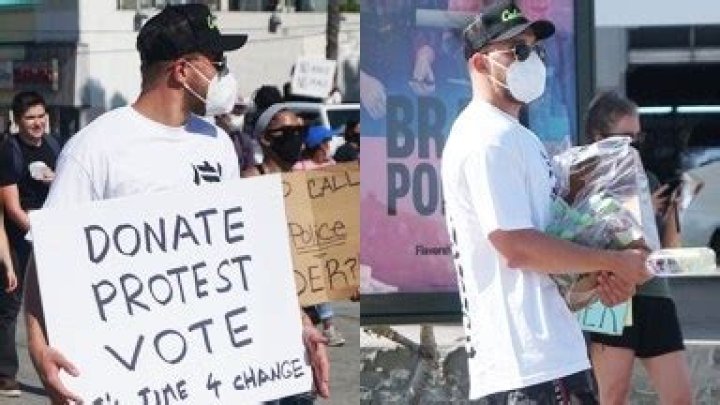 Jake Paul Marches For Black Lives Matter After Accusations Of Looting At Protest