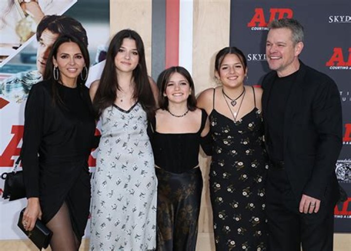 Matt Damon Joined By His Wife & 3 Daughters At The ‘Air’ Premiere – Hollywood Life
