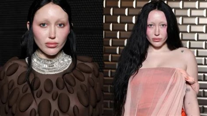 Noah Cyrus Makes Rare Public Appearance in Sheer Brown Cape Dress at Paris Fashion Week