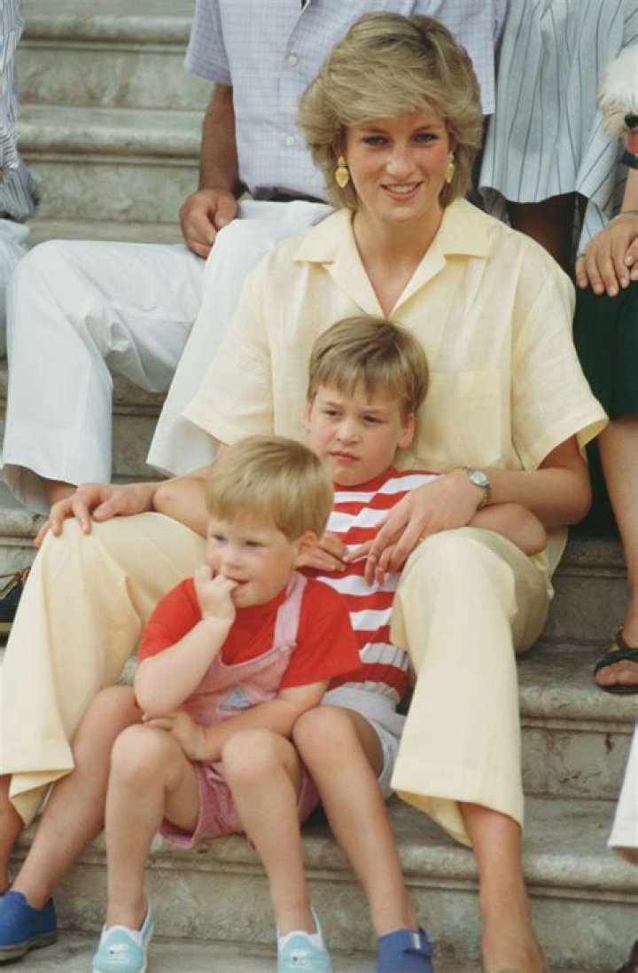 Princess Diana & Sons William and Harry Pics
