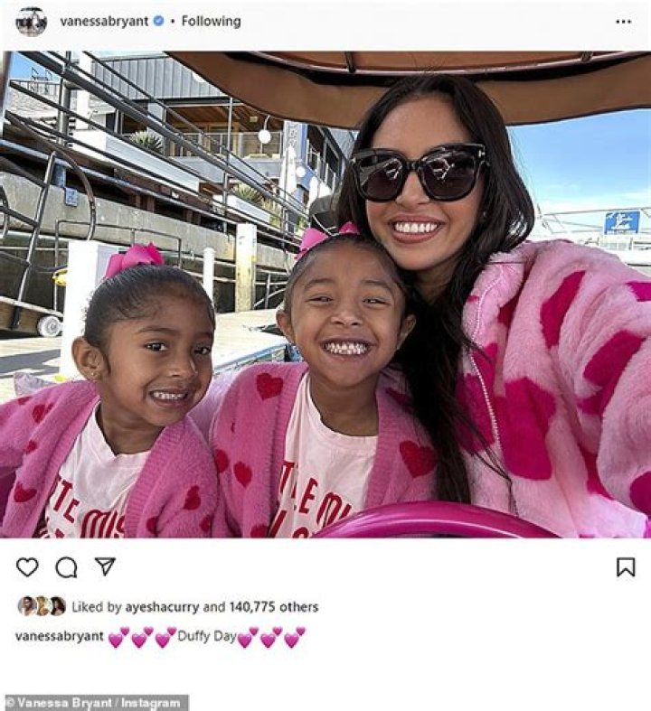Vanessa Bryant’s Youngest Daughter Capri, 1, Smiles Big As She Tries On Mom’s Sneaker